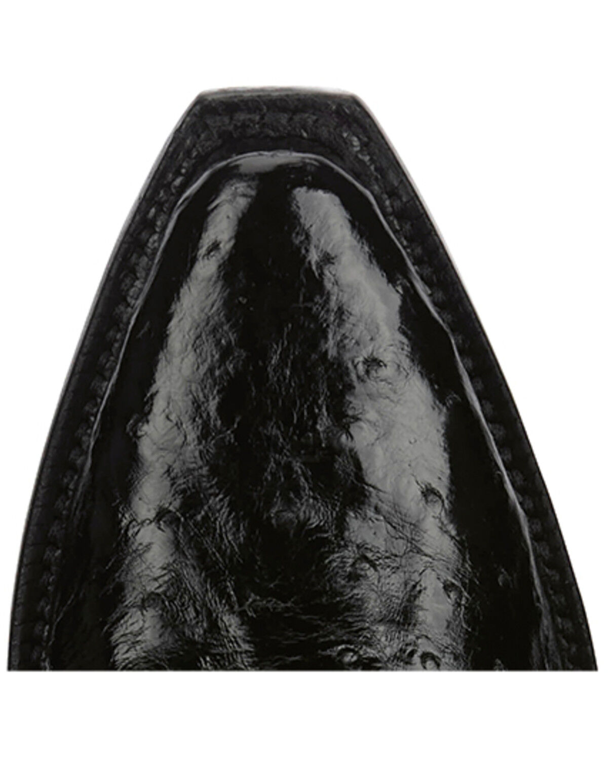 Image #6 - Tony Lama Women's Boot Barn Exclusive Exotic Ostrich Western Boots - Snip Toe, Black, hi-res