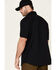 Image #5 - Ariat Men's Black Tek Solid Button Short Sleeve Western Shirt, Black, hi-res