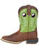 Image #3 - Durango Boys' Lil Rebel Pro Lime Western Boots - Square Toe, , hi-res