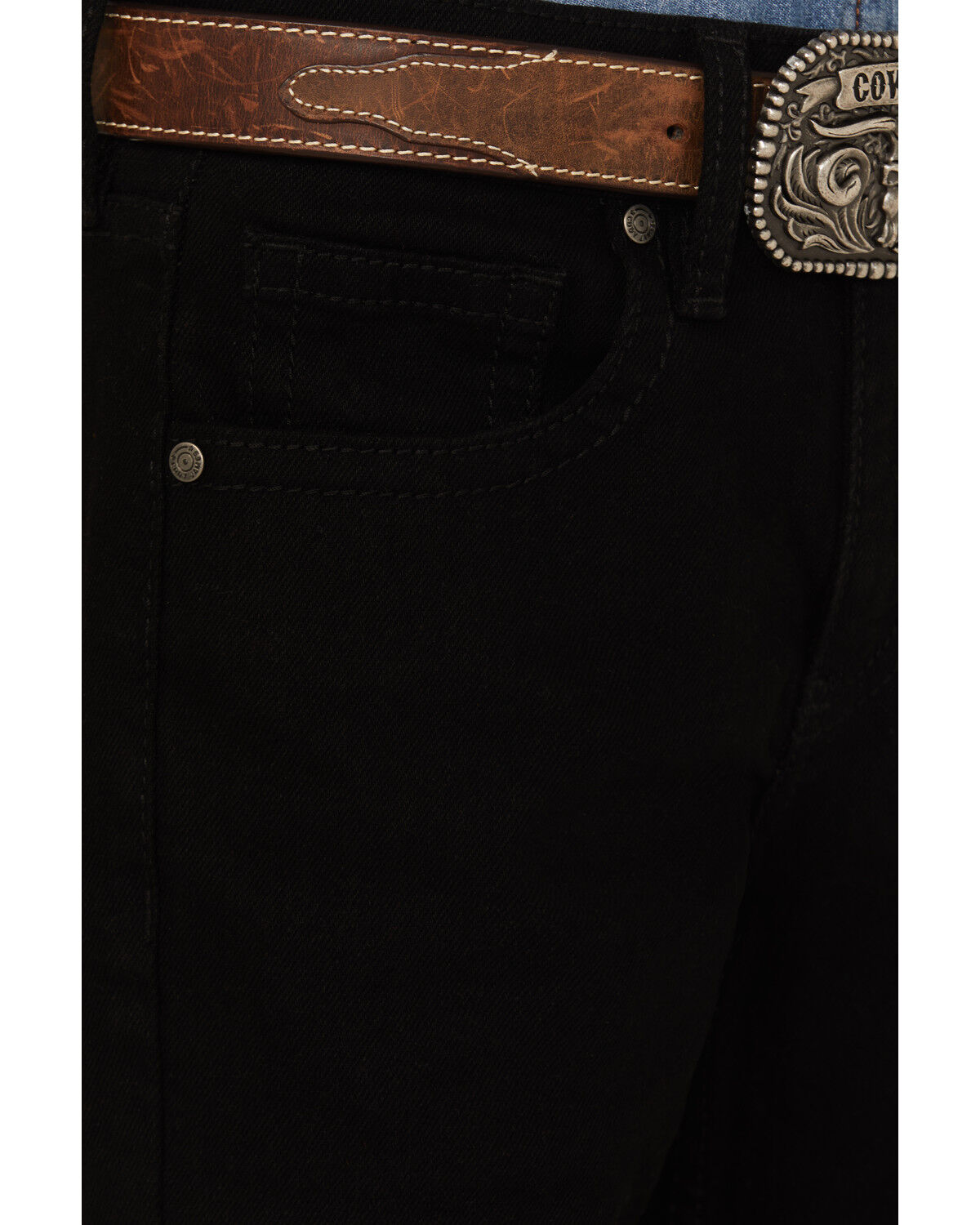 Image #2 - Cody James Boys' Night Rider Slim Bootcut Comfort Stretch Denim Jeans, Black, hi-res