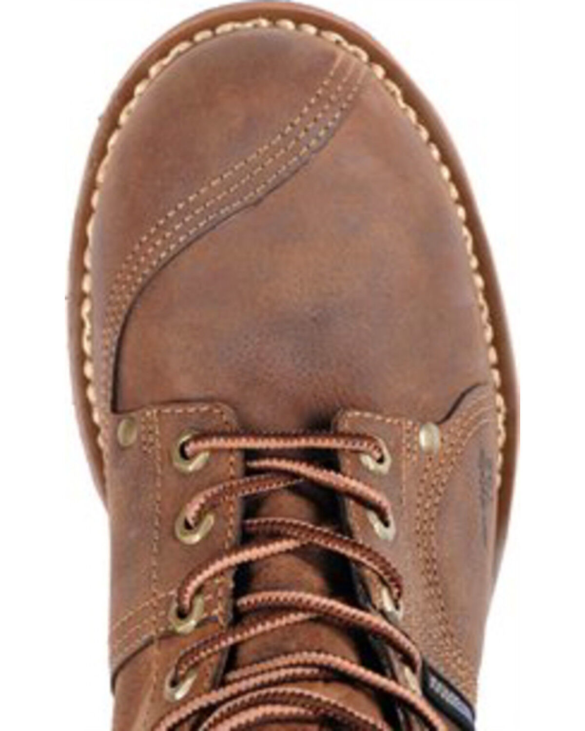 Image #5 - Carolina Men's Waterproof Linesman Work Boots - Composite Toe, Brown, hi-res