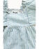 Image #2 - Wrangler Infant Girls' Striped Short Sleeve Denim Dress - 2 Piece, , hi-res