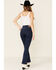 Image #3 - Levi's Women's 725 Lapis Dark Horse Bootcut Jeans, Blue, hi-res