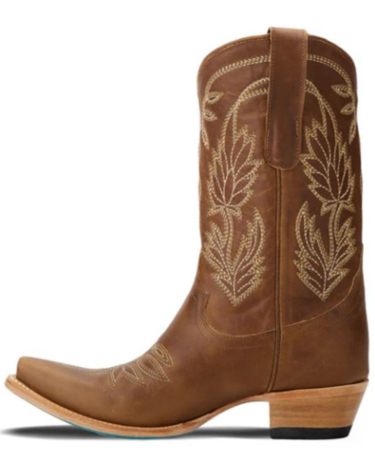 Image #3 - Lane Women's Sandaga Midi Western Boots - Snip Toe, Brown, hi-res
