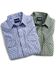 Image #2 - Wrangler Men's Assorted Plaid Short Sleeve Western Shirts, Stripe, hi-res