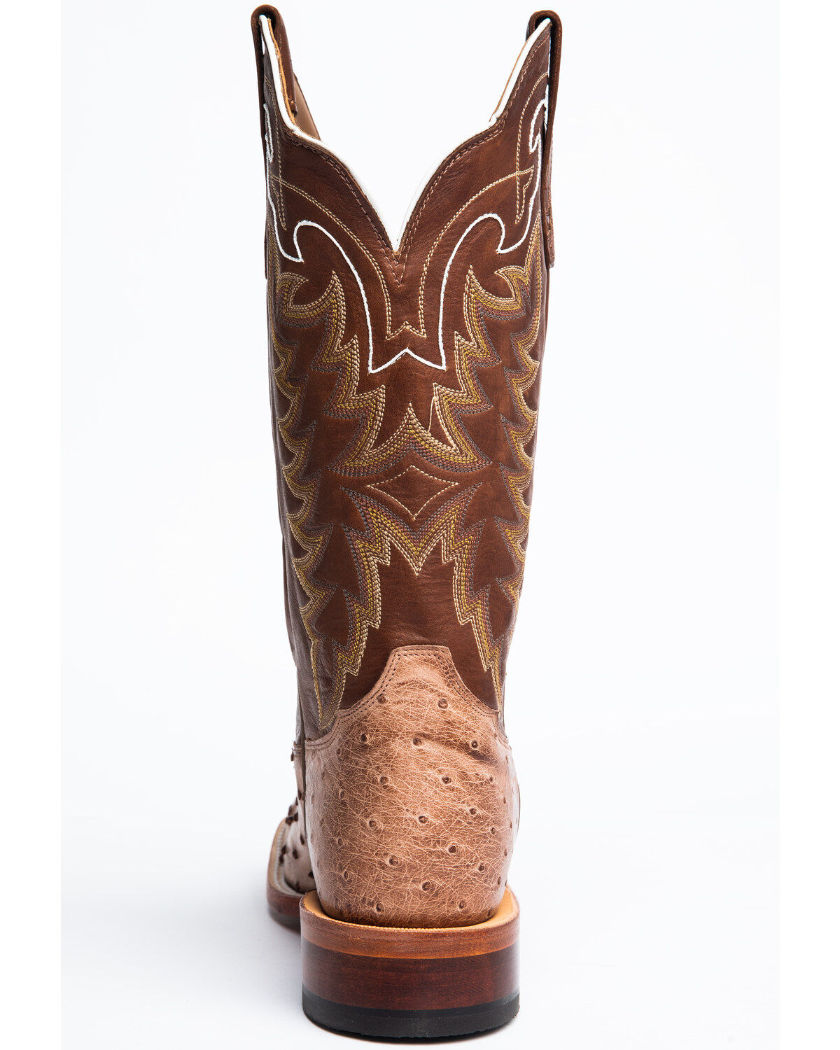 Image #9 - Tony Lama Men's San Saba Full Quill Ostrich Exotic Boots, Chocolate, hi-res