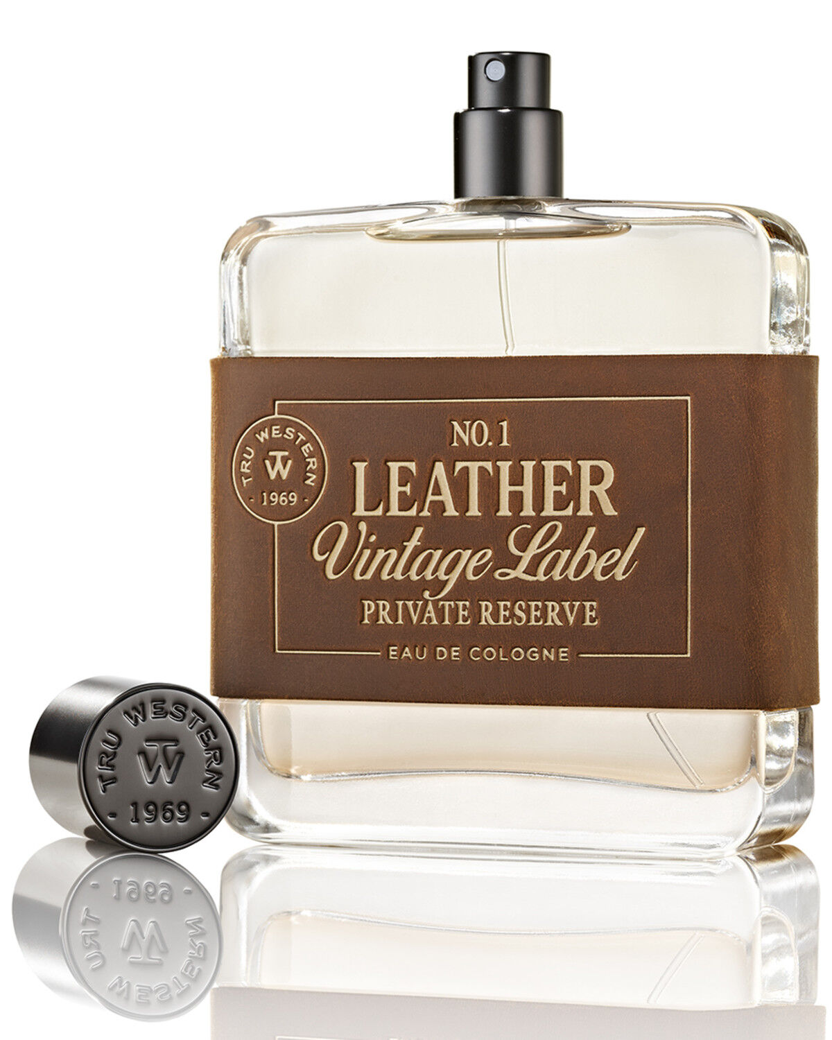 Image #2 - Tru Fragrances Men's  No.1 Leather Vintage Label Private Reserve Cologne, No Color, hi-res