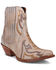 Image #1 - Dan Post Women's Bristol Western Booties - Snip Toe, Cream, hi-res