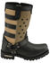 Image #2 - Milwaukee Leather Men's Stars And Stripes Motorcycle Harness Boots Square Toe - Extended Sizes, Black, hi-res