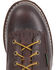 Image #6 - Georgia Waterproof 8" Low Heel Logger Work Boots, Chocolate, hi-res