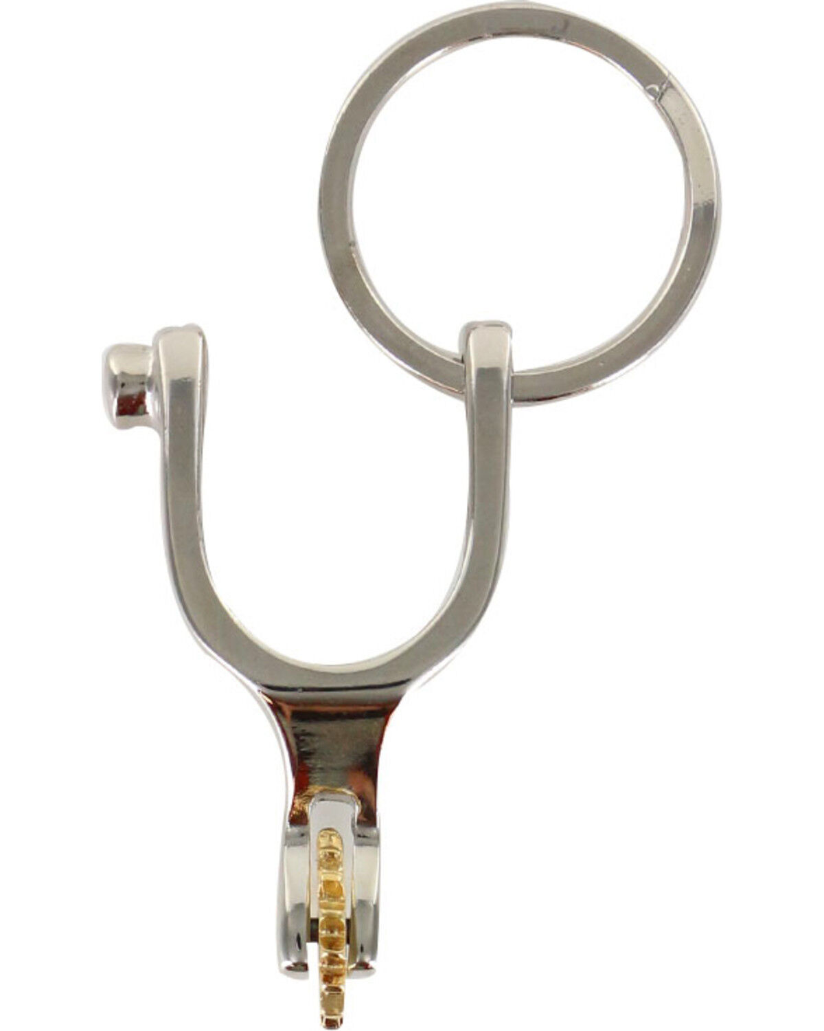 Image #1 - Cody James Spinning Spur Keychain, Silver, hi-res