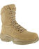 Image #1 - Reebok Women's Stealth 8" Lace-Up Side-Zip Work Boots - Composite Toe, Desert Khaki, hi-res