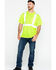 Image #6 - Hawx Men's Short Sleeve Reflective Work Tee - Big & Tall, Yellow, hi-res