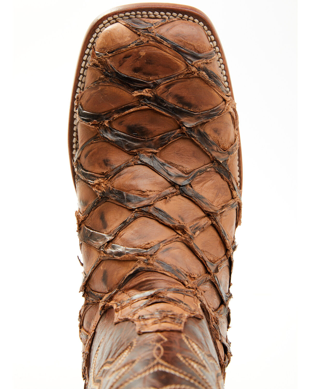 Image #6 - Cody James&reg; Men's Pirarucu Exotic Boots, Brown, hi-res