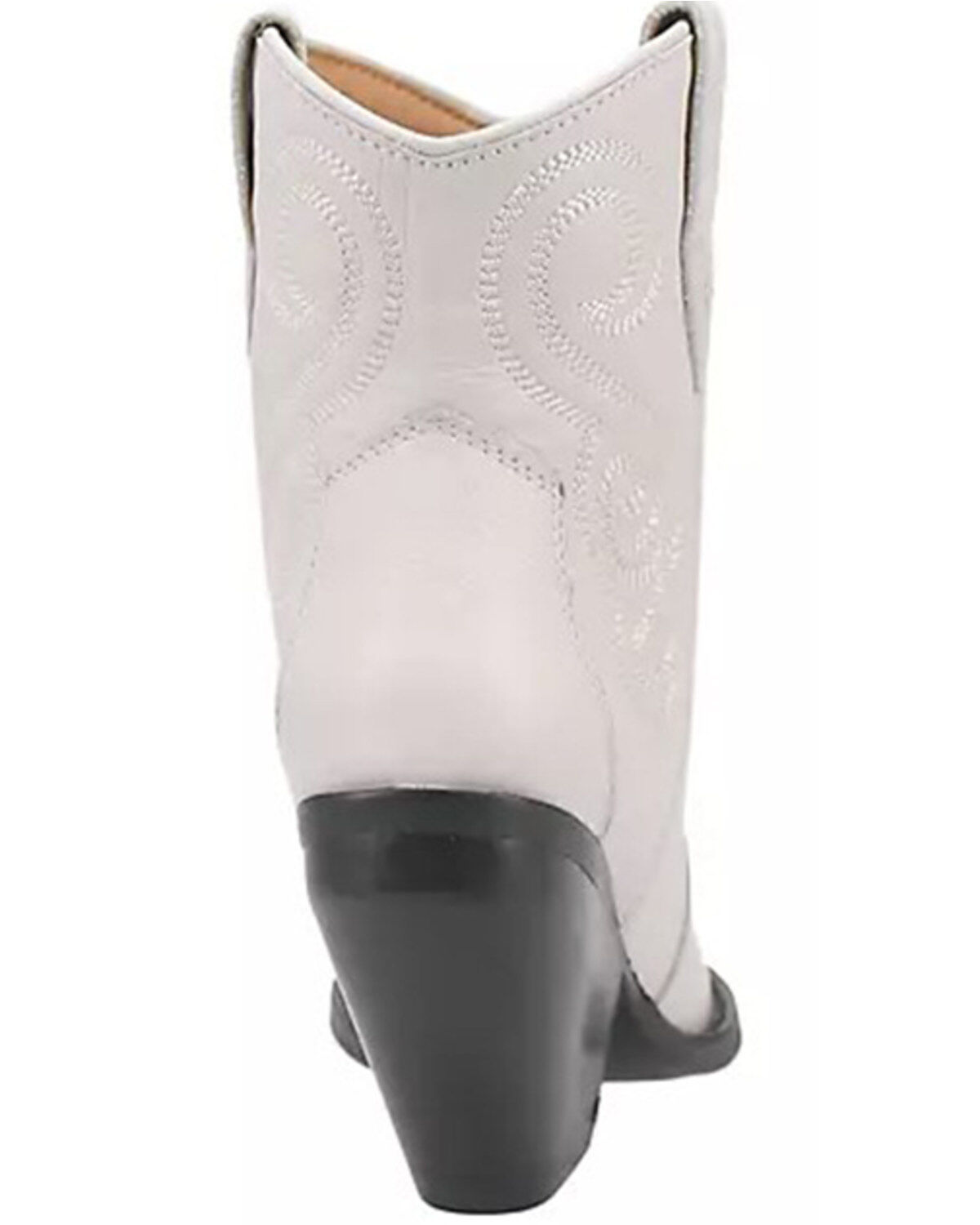 Image #4 - Dingo Women's Pretty N Prissy Western Booties - Snip Toe, White, hi-res