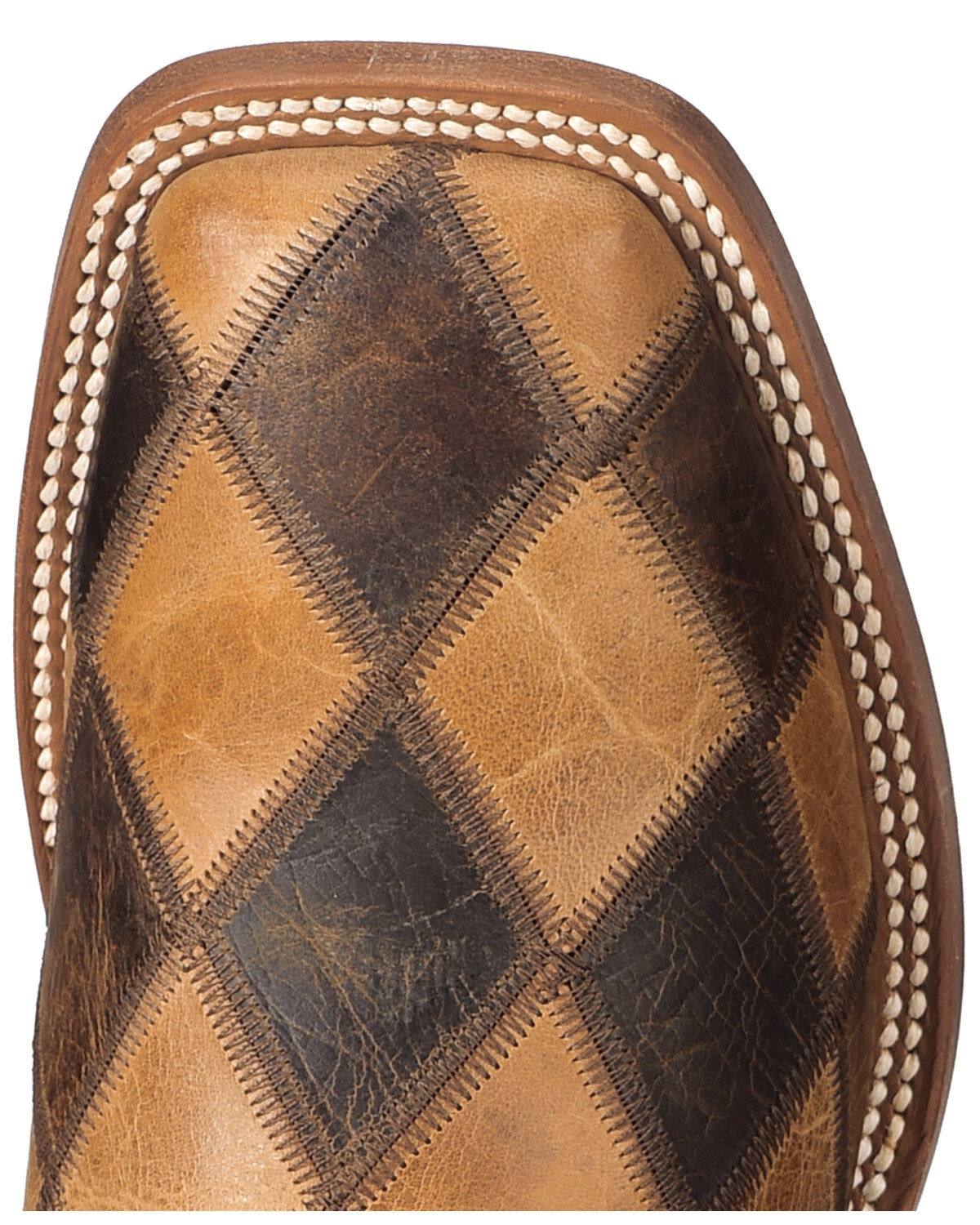 Image #12 - Horse Power by Anderson Bean Men's Patchwork Boots, Brown, hi-res
