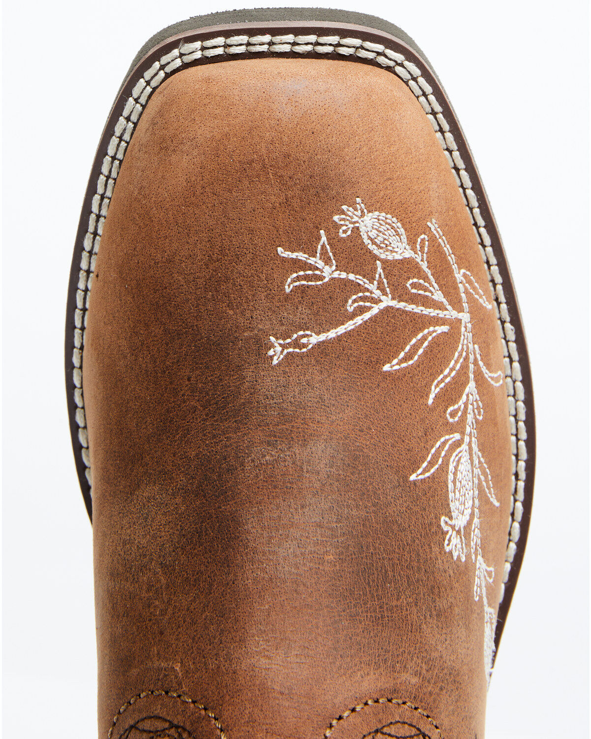 Image #6 - Shyanne Women's Xero Gravity Ilaria Western Performance Boots - Broad Square Toe, Brown, hi-res
