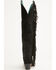 Image #5 - Corral Women's Fringe Tall Western Boots - Snip Toe, Black, hi-res