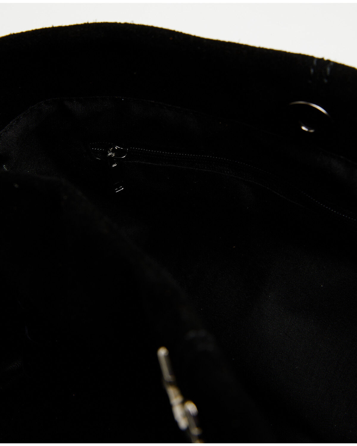Image #4 - Avondayle Women's Suede Bucket Bag, Black, hi-res