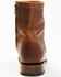 Image #5 - Moonshine Spirit&reg; Men's Pancho 8" Zipper Western Boot - Round Toe, Brown, hi-res