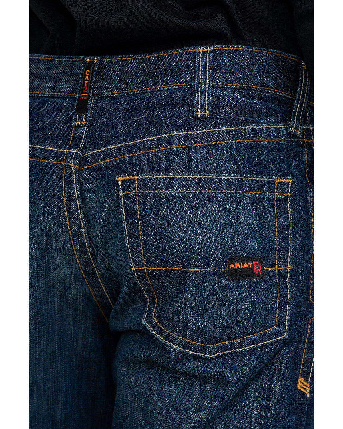 Image #4 - Ariat Men's Shale Fire Resistant Work Denim, Denim, hi-res