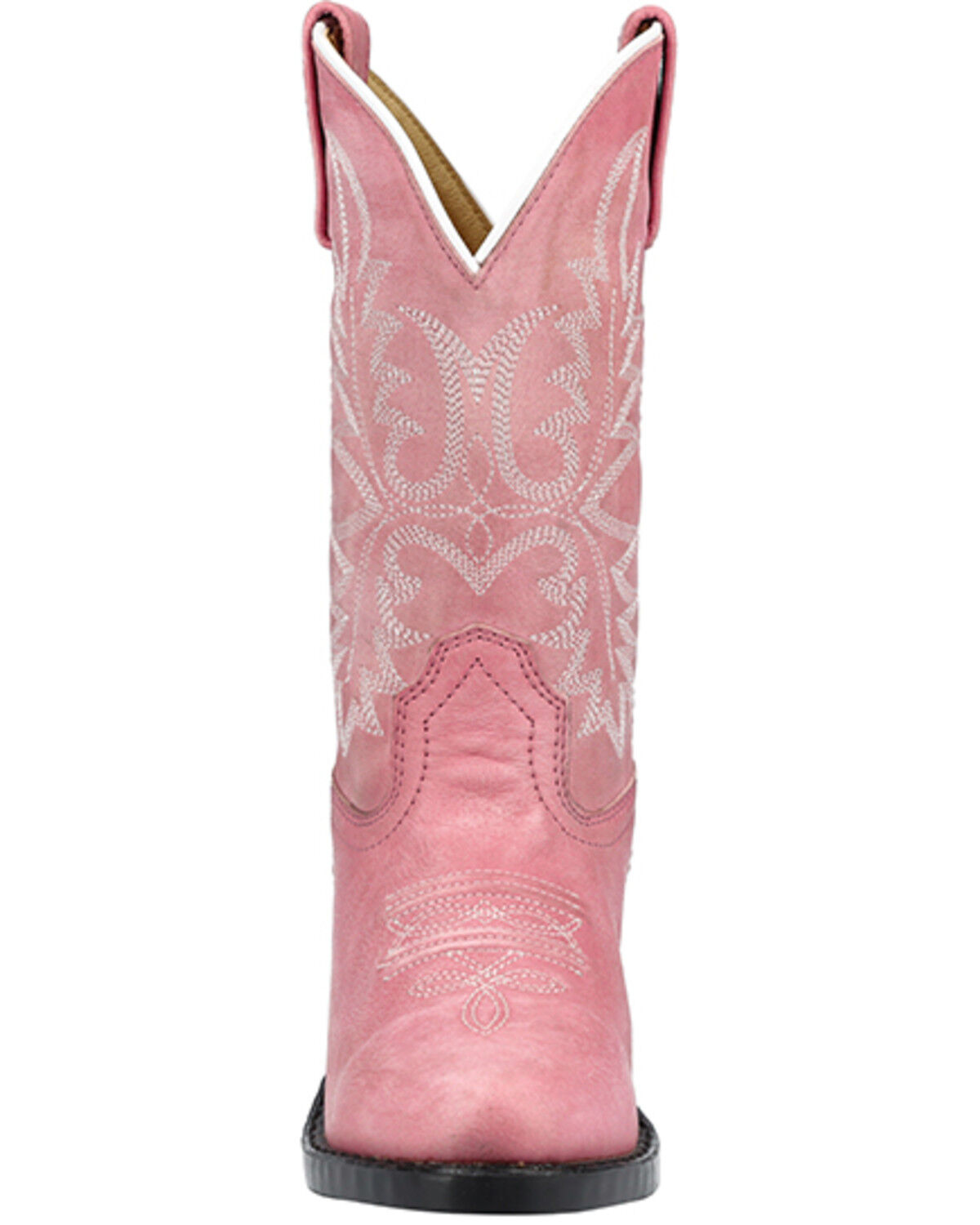 Image #4 - Smoky Mountain Girls' Denver Western Boots - Round Toe, Pink, hi-res