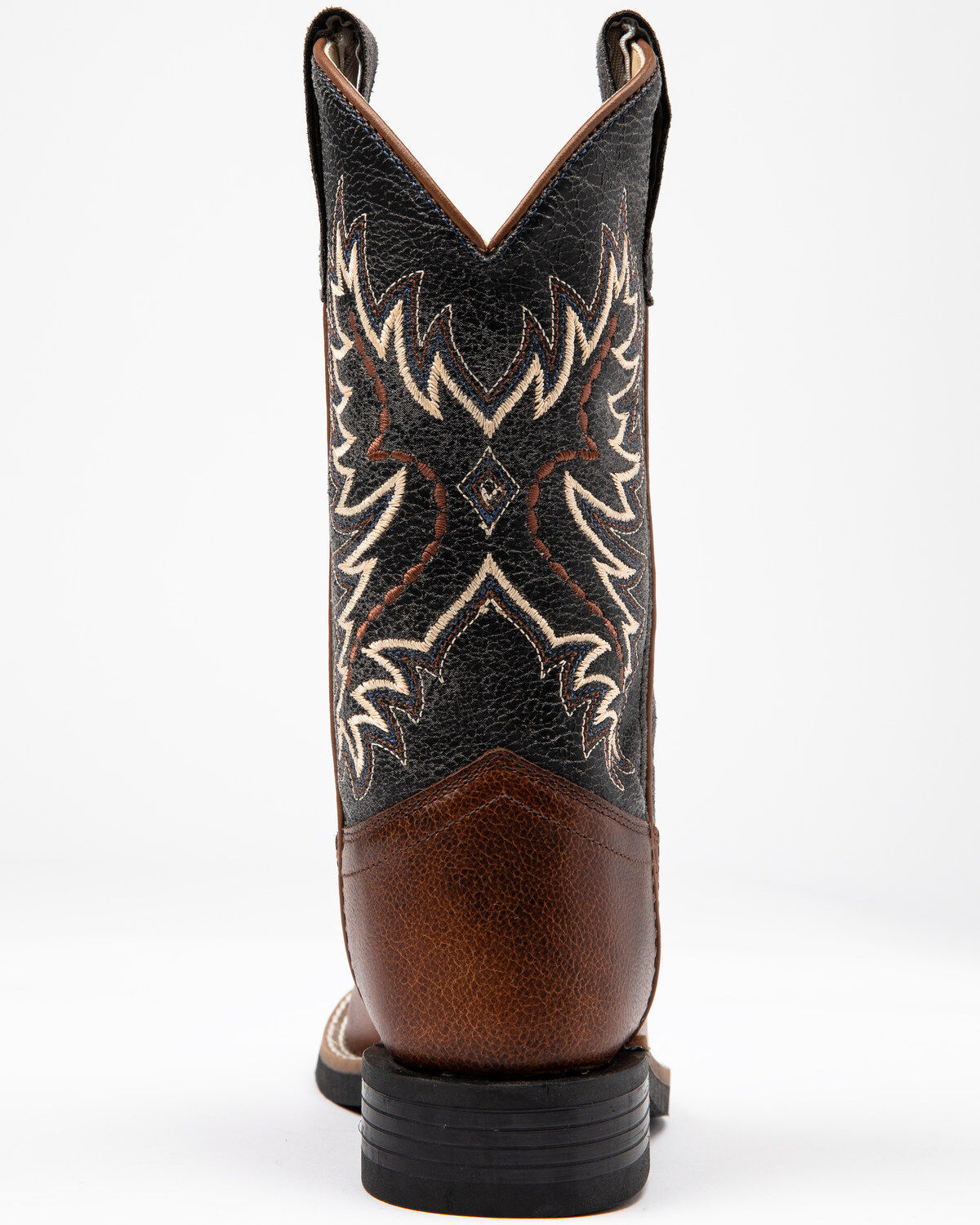 Image #5 - Cody James Boys' Ryder Western Boots - Square Toe, Brown/blue, hi-res