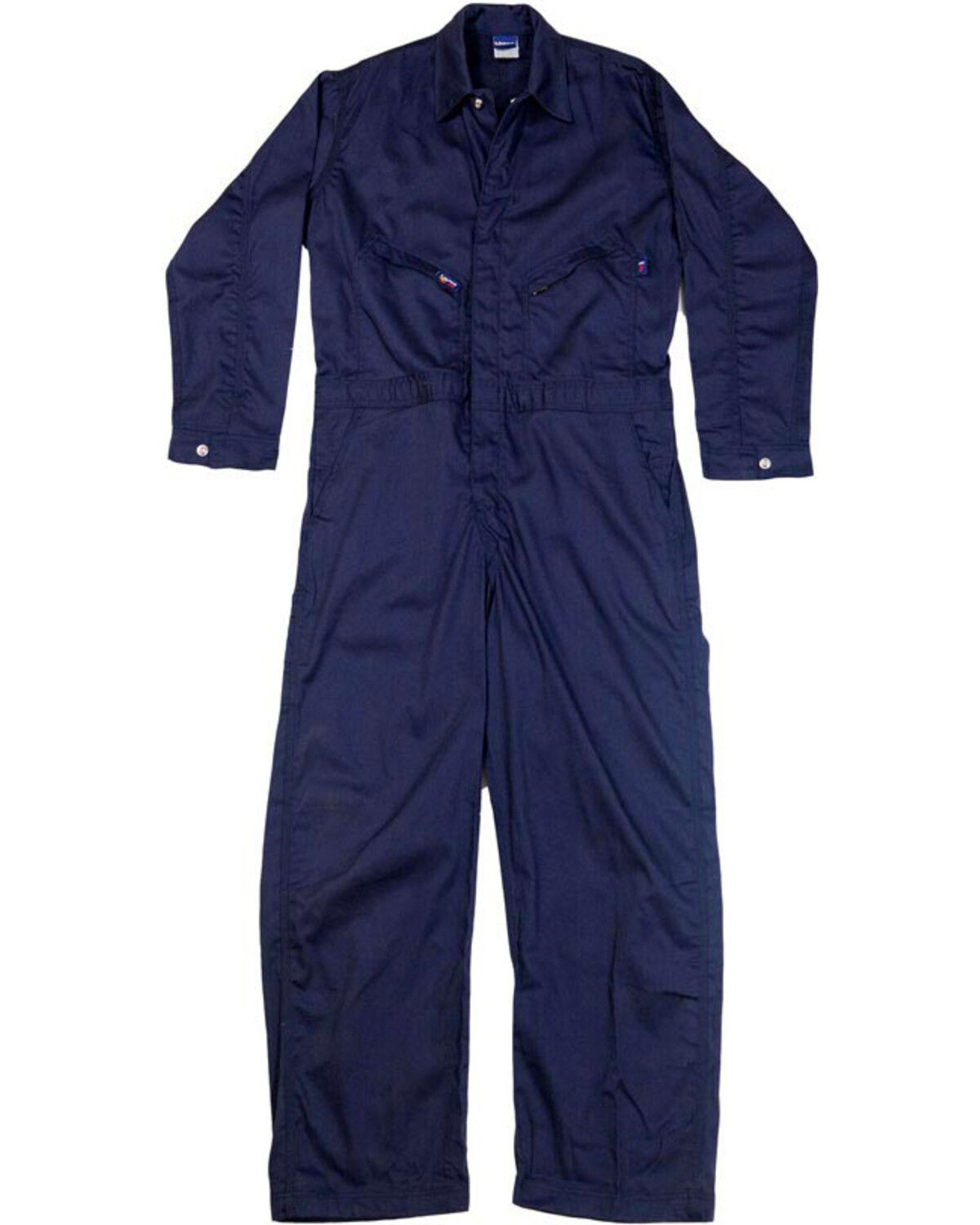 Image #1 - Lapco Men's FR Deluxe Coveralls, Navy, hi-res