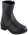 Image #1 - Milwaukee Leather Women's Super Clean Riding Boots - Round Toe, Black, hi-res