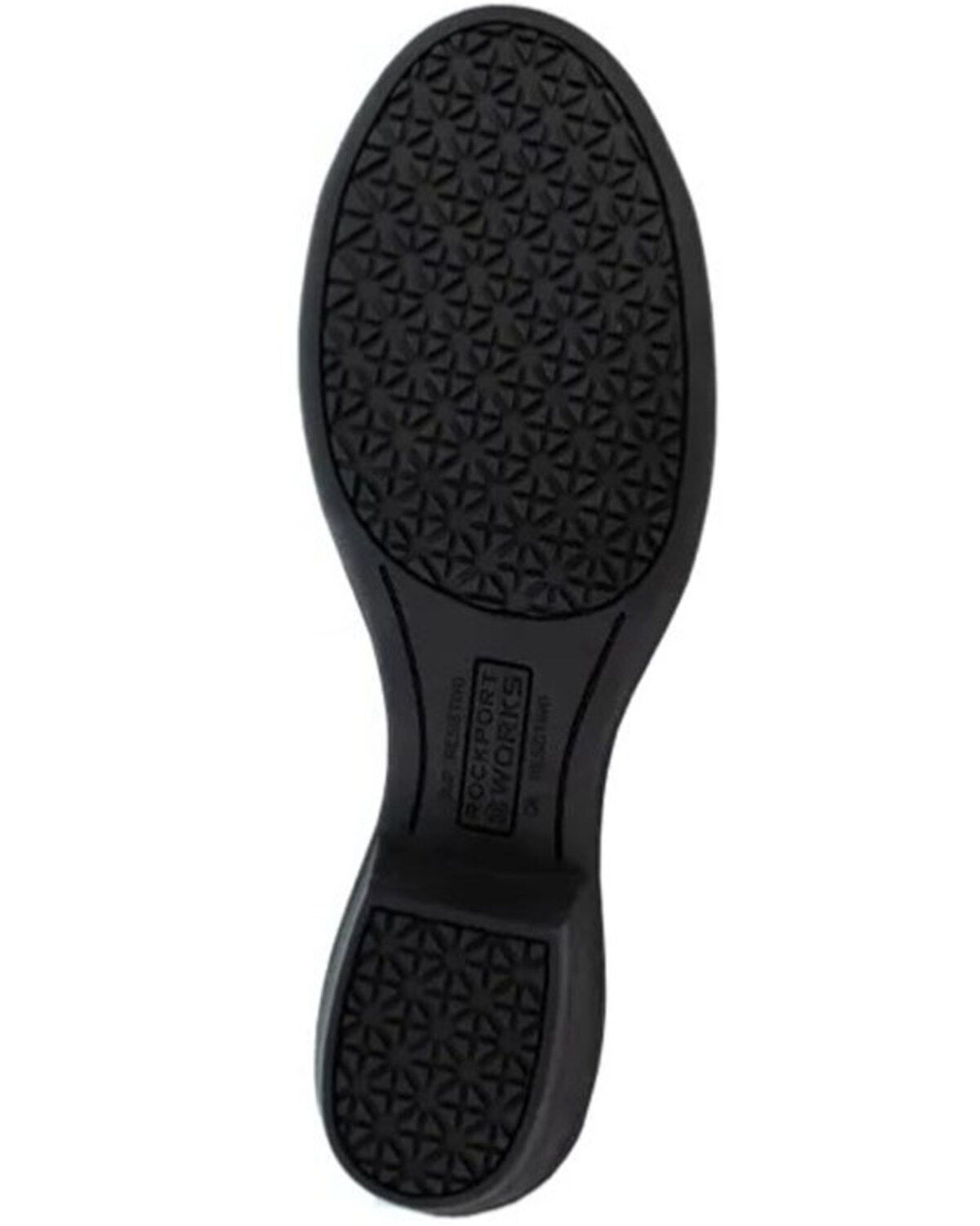 Image #3 - Rockport Women's Black Carly Work Booties - Alloy Toe, Black, hi-res