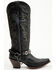 Image #2 - Shyanne Women's Leather and Concho Boot Bracelet, Black, hi-res