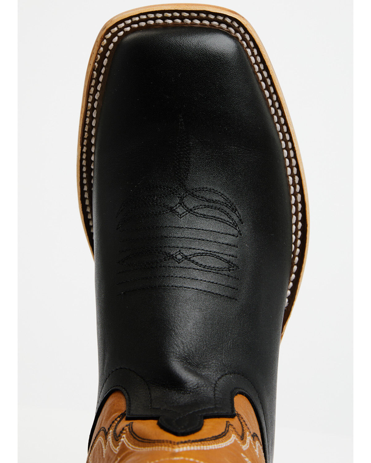 Image #6 - Horse Power Men's Western Boots - Broad Square Toe, Black, hi-res