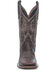 Image #3 - Corral Men's Embroidered Western Boots - Broad Square Toe, Chocolate, hi-res