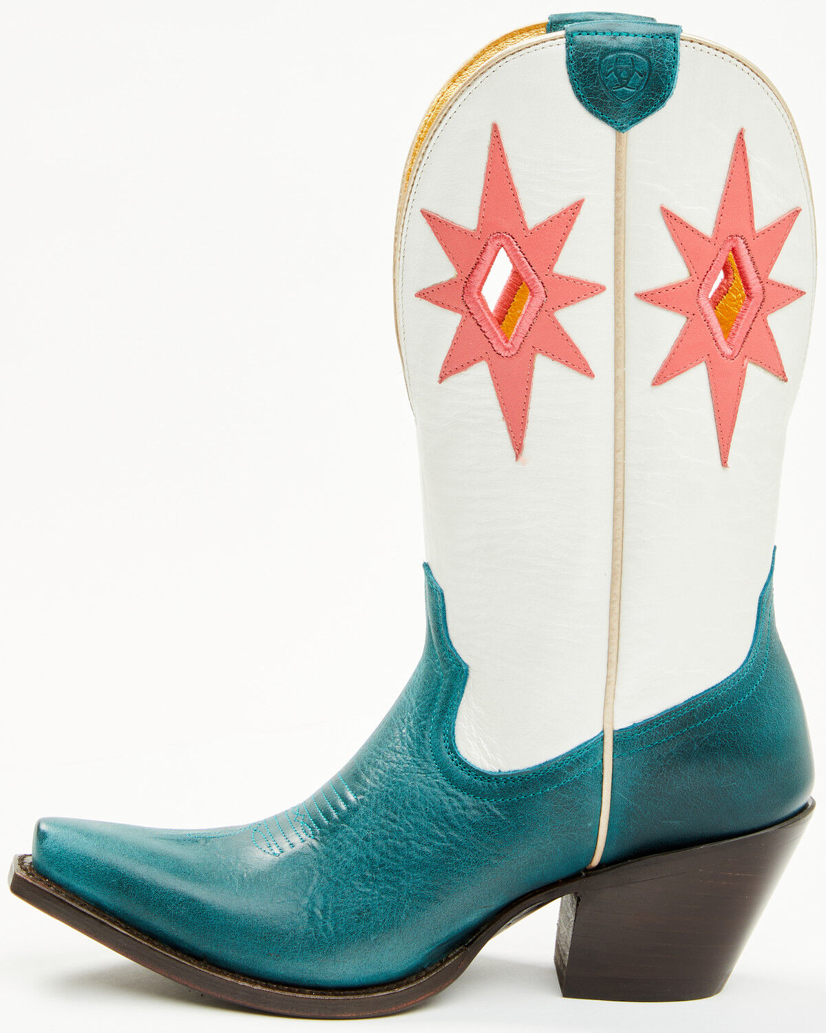 Image #3 - Ariat Women's Starlight Western Boots - Snip Toe, Turquoise, hi-res