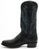Image #3 - El Dorado Men's Exotic Caiman Western Boots - Round Toe, Black, hi-res
