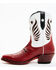 Image #3 - Idyllwind Women's Roadie Western Booties - Round Toe, Red, hi-res