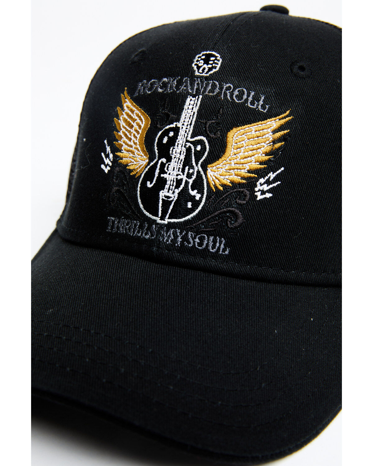 Image #2 - Moonshine Spirit&reg; Men's Guitar Wings Ball Cap, Black, hi-res