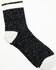 Image #1 - Brother's and Sons Men's Charcoal Rugby Stripe Crew Socks, Charcoal, hi-res