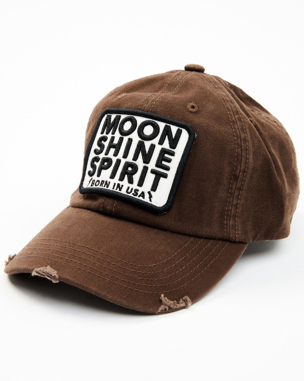 Image #1 - Moonshine Spirit&reg; Men's Born in the USA Ball Cap, Brown, hi-res