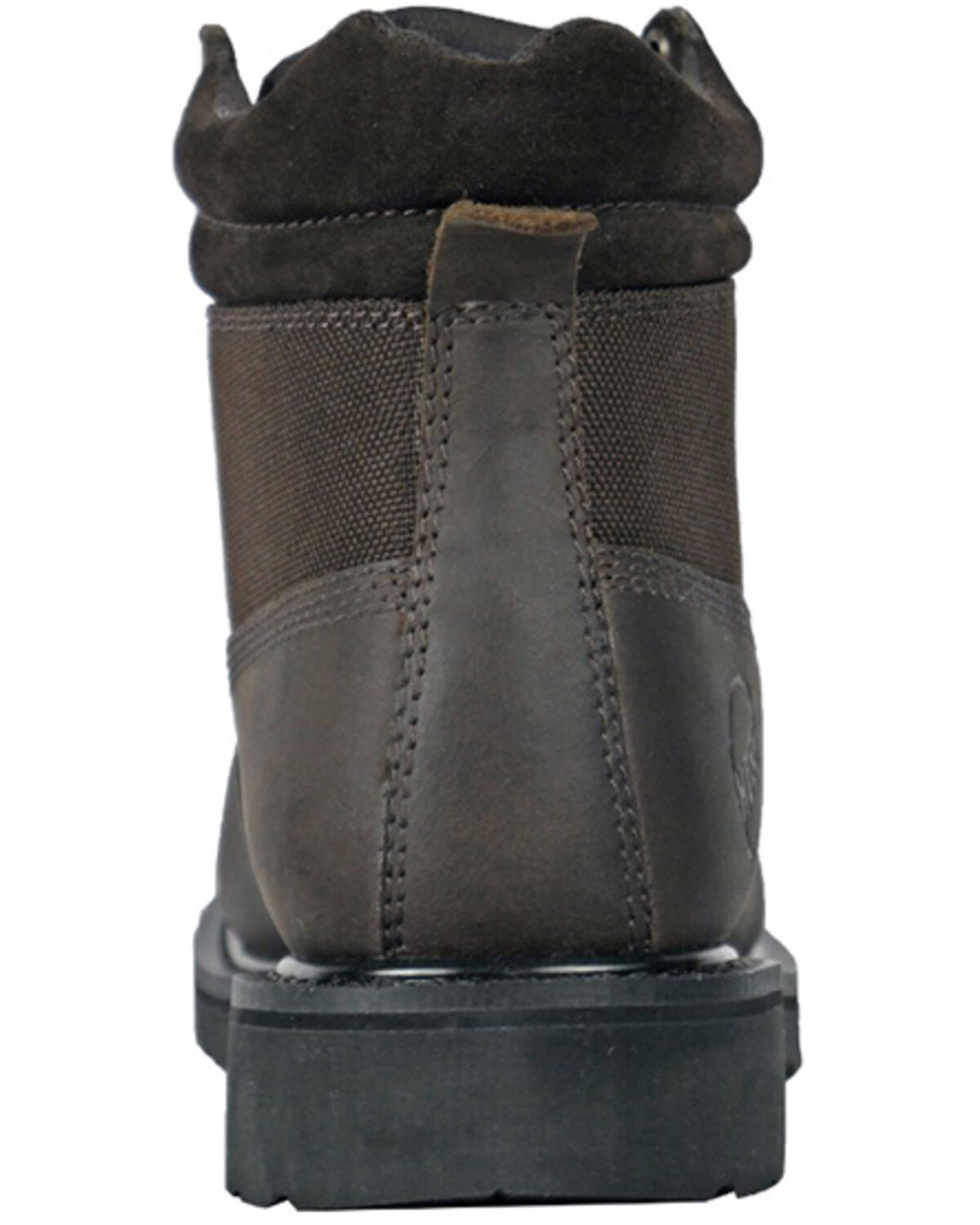 Image #5 - Hoss Men's Scout 6" Lace-Up Work Boots - Steel Toe, Brown, hi-res