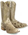 Image #1 - Tin Haul Women's Golden Charolais Hair-On Western Boots - Broad Square Toe, Tan, hi-res