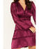 Image #3 - Shyanne Women's Long Sleeve Ruffle Mini Dress, Fuchsia, hi-res