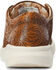 Image #3 - Ariat Women's Floral Embossed Casual Hilo Shoe - Moc Toe, Brown, hi-res