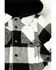Image #2 - Urban Republic Infant Boys' Plaid Print Snap Hooded Jacket, Black, hi-res