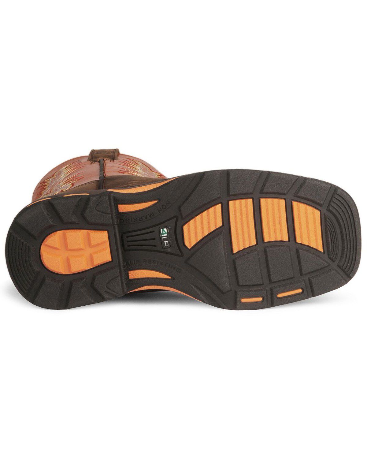 Image #5 - Ariat Boys' Earth WorkHog&reg; Western Boots - Square Toe, Earth, hi-res