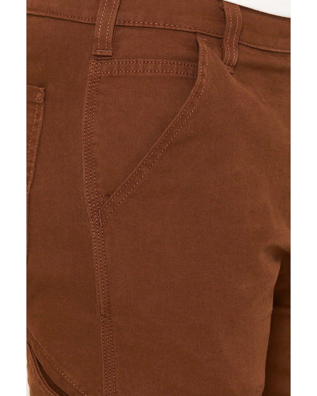 Image #2 - Carhartt Men's Rugged Flex&reg; Relaxed Straight Rigby Dungaree Canvas Work Pants, Rust Copper, hi-res