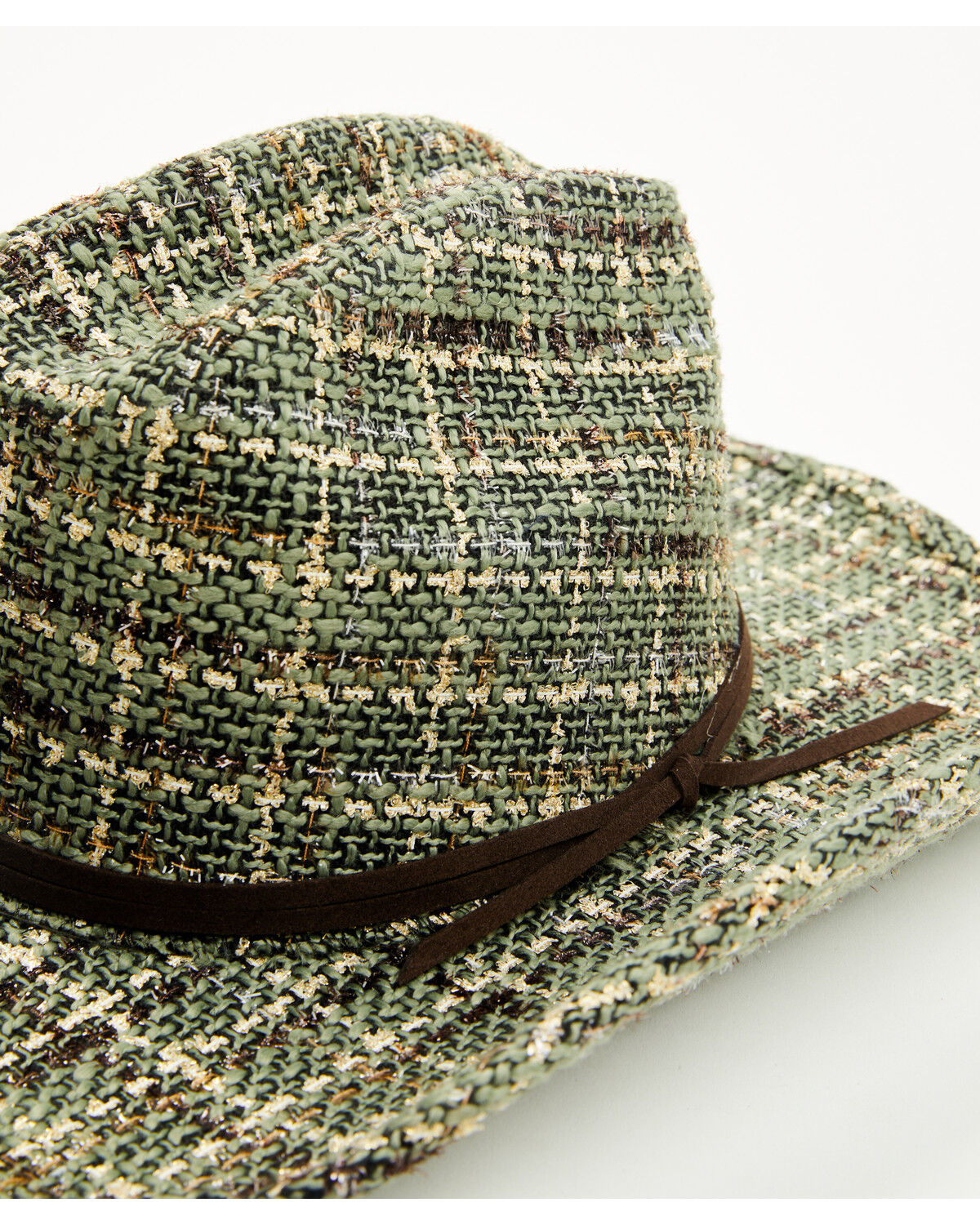 Image #2 - Shyanne Women's Tweed Cowboy Hat, Olive, hi-res