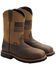Image #1 - Thorogood Men's 11" USA Waterproof Wellington Work Boots - Composite Toe, Brown, hi-res
