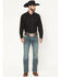 Image #1 - Rock & Roll Denim Men's Pistol Medium Vintage Wash Straight Stretch Denim Jeans, Medium Wash, hi-res