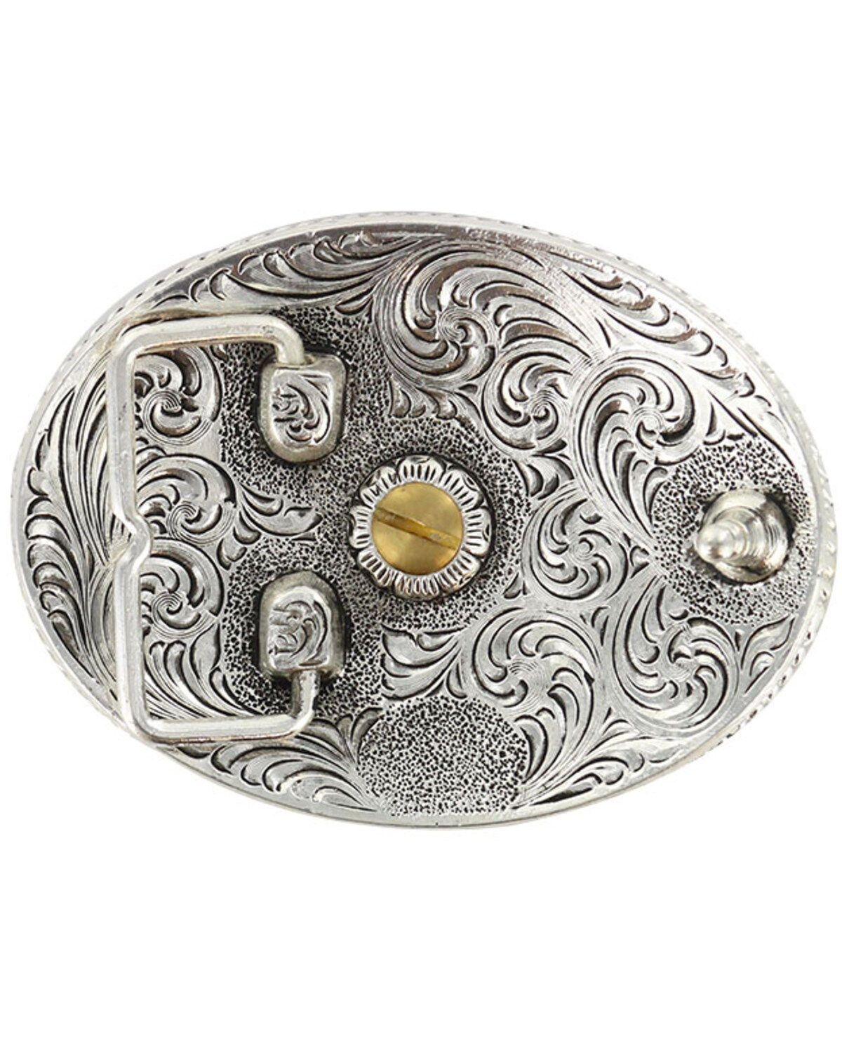 Image #2 - Cody James&reg; Oval Dual-Tone Colorado Buckle, Multi, hi-res